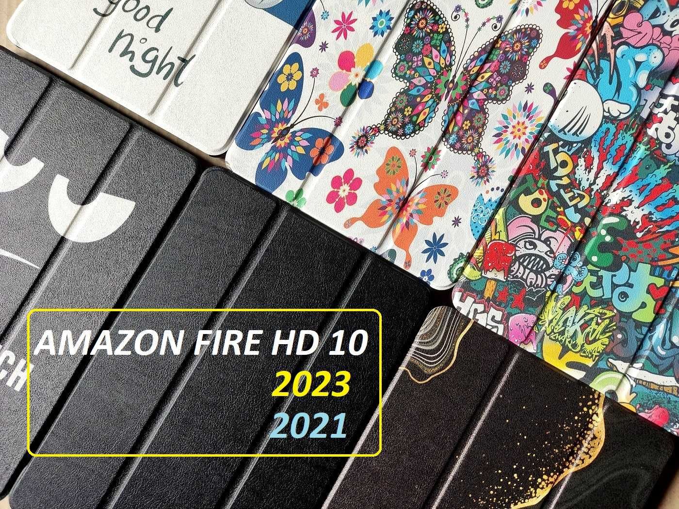 Компактный чехол книжка для Amazon Fire HD 10 11th-13 gen (2021-2023)
