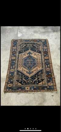 Tapete Persa antigo estilo Kilim 1,93x1,40m feito à mão