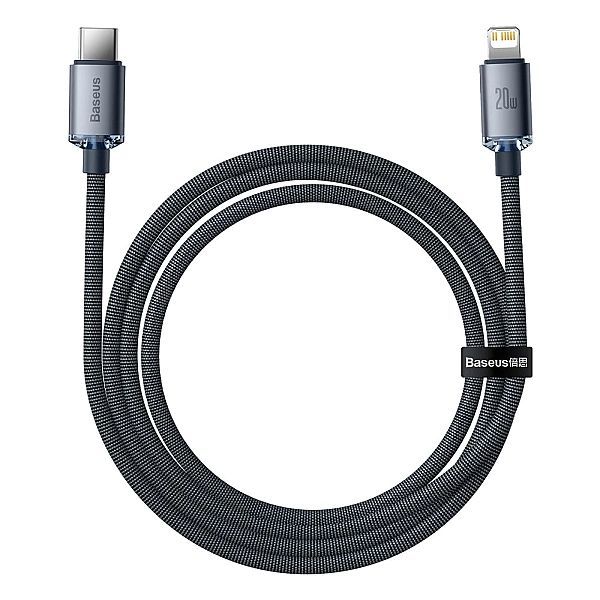 Kabel Baseus Cajy Lightning - Usb-c Pd Qc 20w 480Mb/s 1,2m - czarny