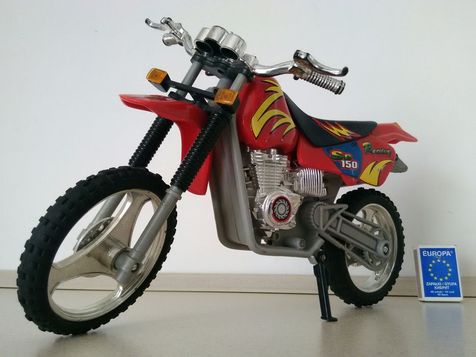 stara zabawka PRL duży motor terenowy cross 125 / 150 KTM Honda Yamaha