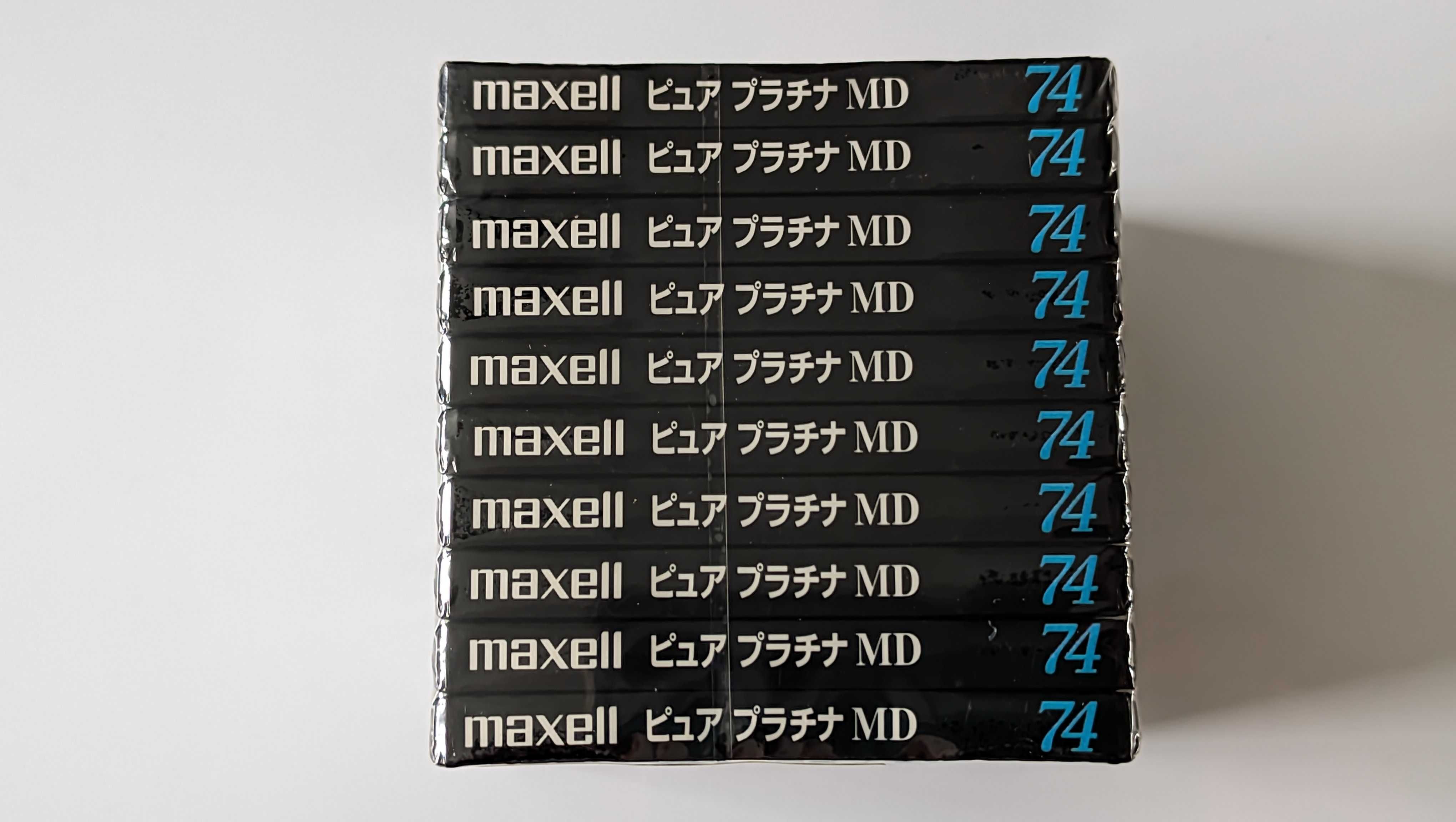 MiniDisc MD Maxell Pure PLATINUM 74 10-pack