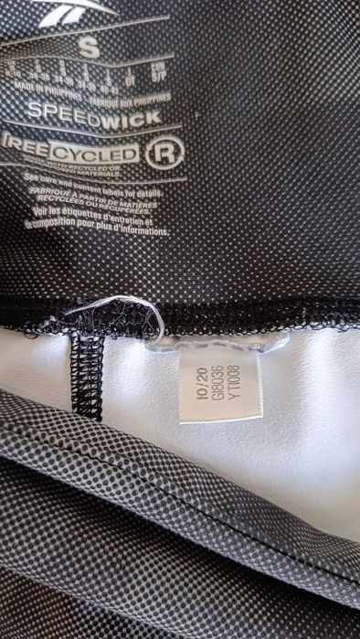 Reebok szare legginsy sportowe do ćwiczeń