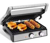 Grill Elektryczny Opiekacz Rozkładany Aigostar 2200W