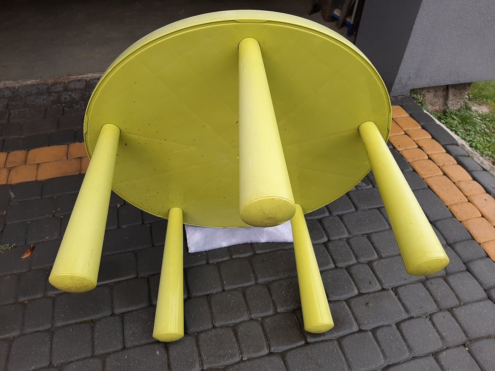 Ikea Mammut Stolik Dziecięcy Jasnozielony Okrągły