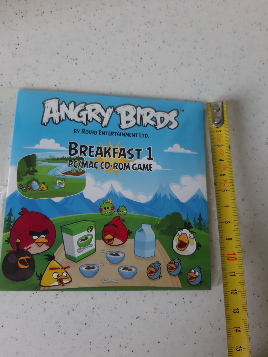 Angry birds płyta pc breakfast folia vintage kolekcja reklamówka boho