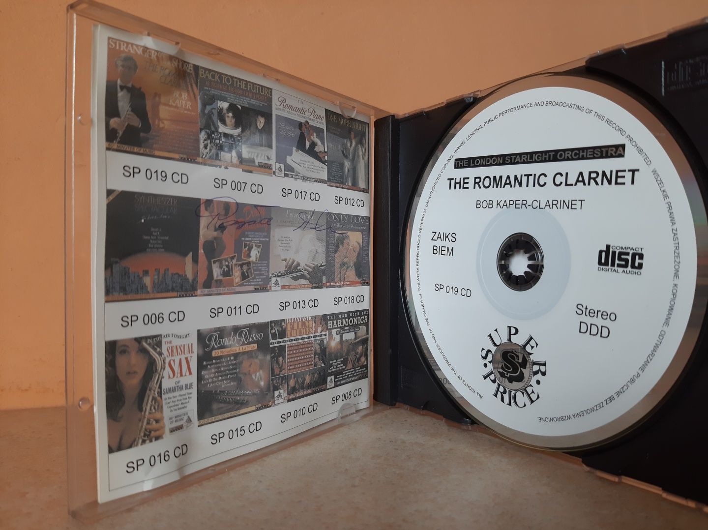 Płyta CD The romantic Clarnet of Bob Kaper