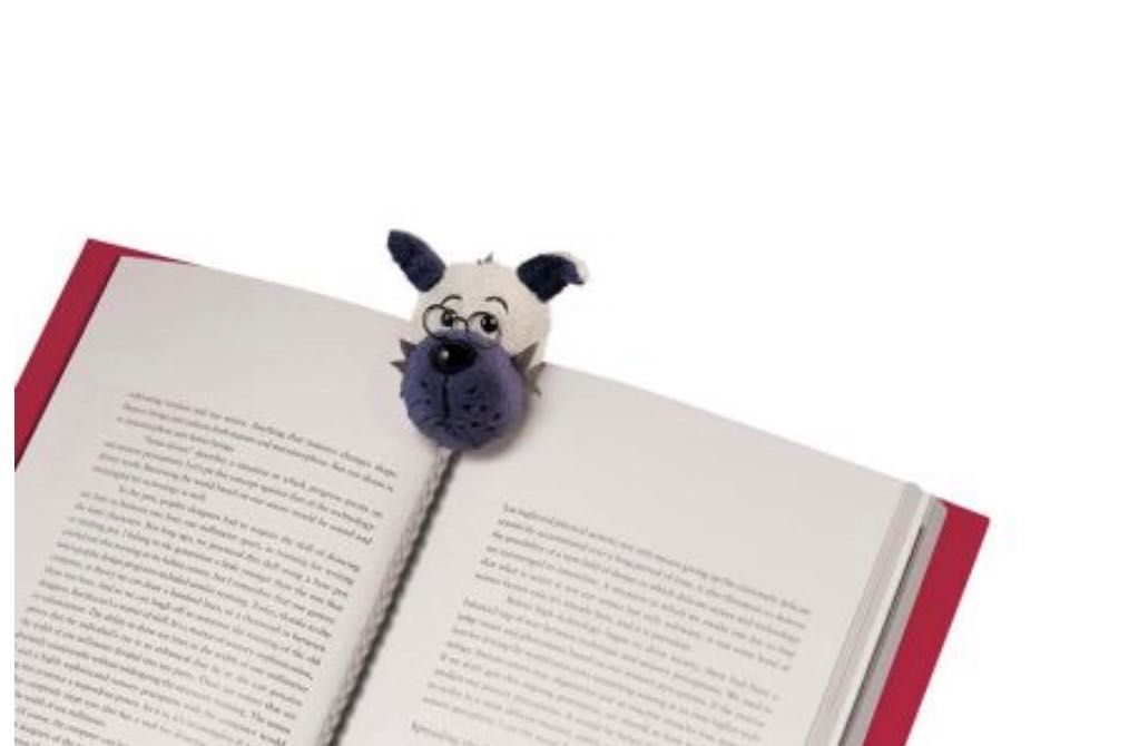Book-Tails pies - pluszowa zakładka do książki / oryginalny prezent