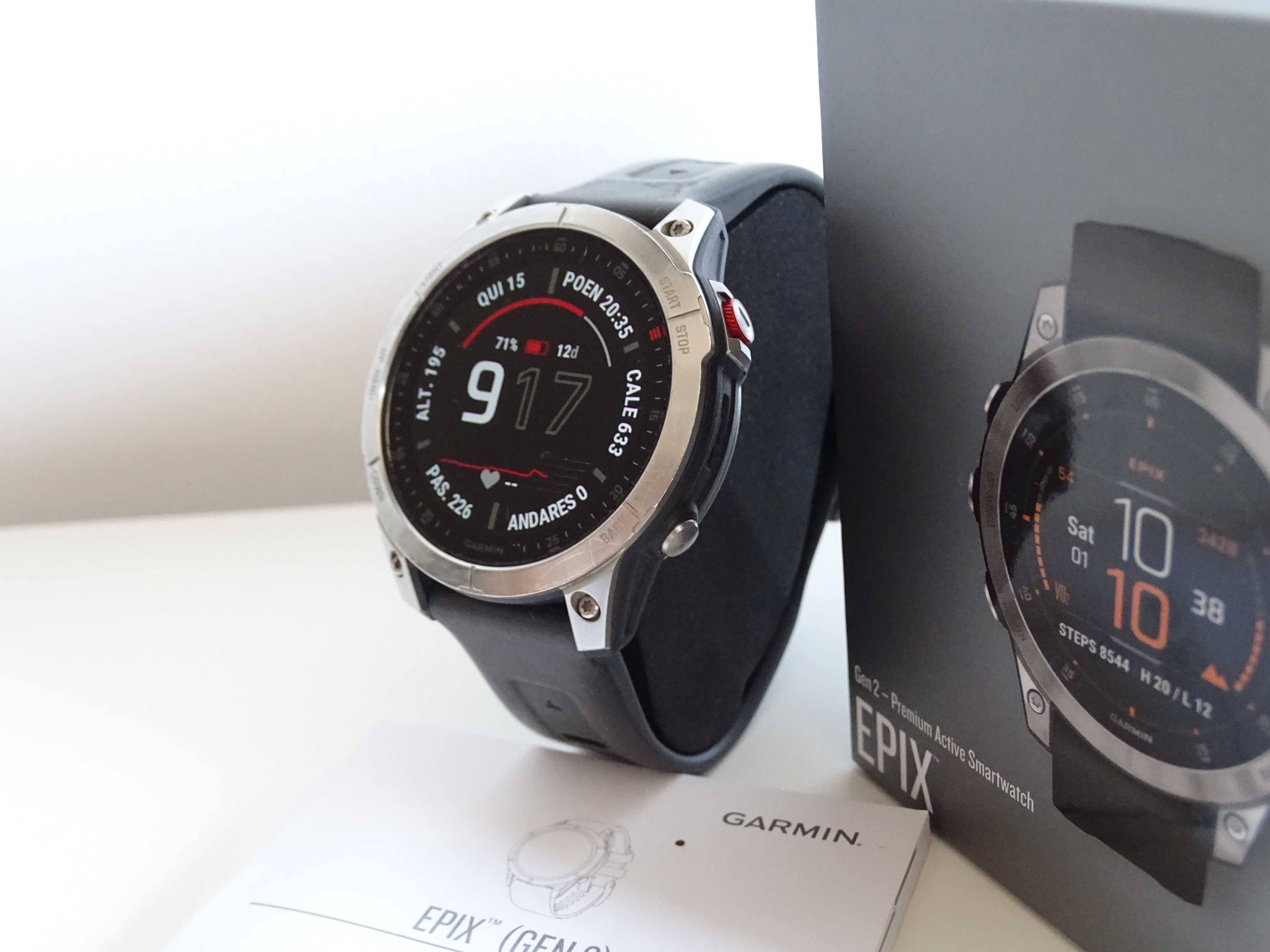GARMIN EPIX 2  Relógio Smartwatch multidesporto