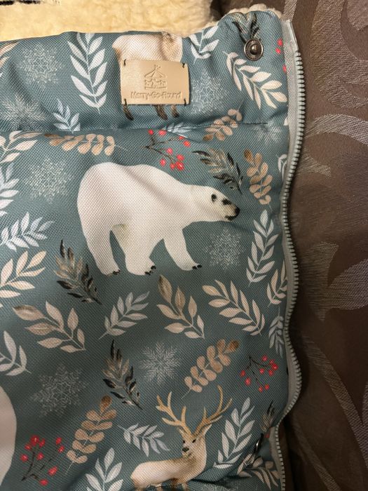 Зимовий конверт на овчині, конверт в коляску, дитячий конверт