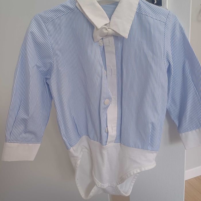 Garnitur dla 6-8 miesięcznego chłopca na chrzest i nie tylko (rozm.80)