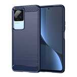 Carbon Case etui Xiaomi Poco F4/5G elastyczny silikonowy karbonowy pok