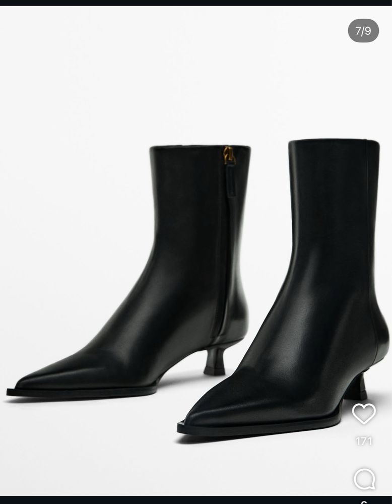 Massimo Dutti ботинки сапоги