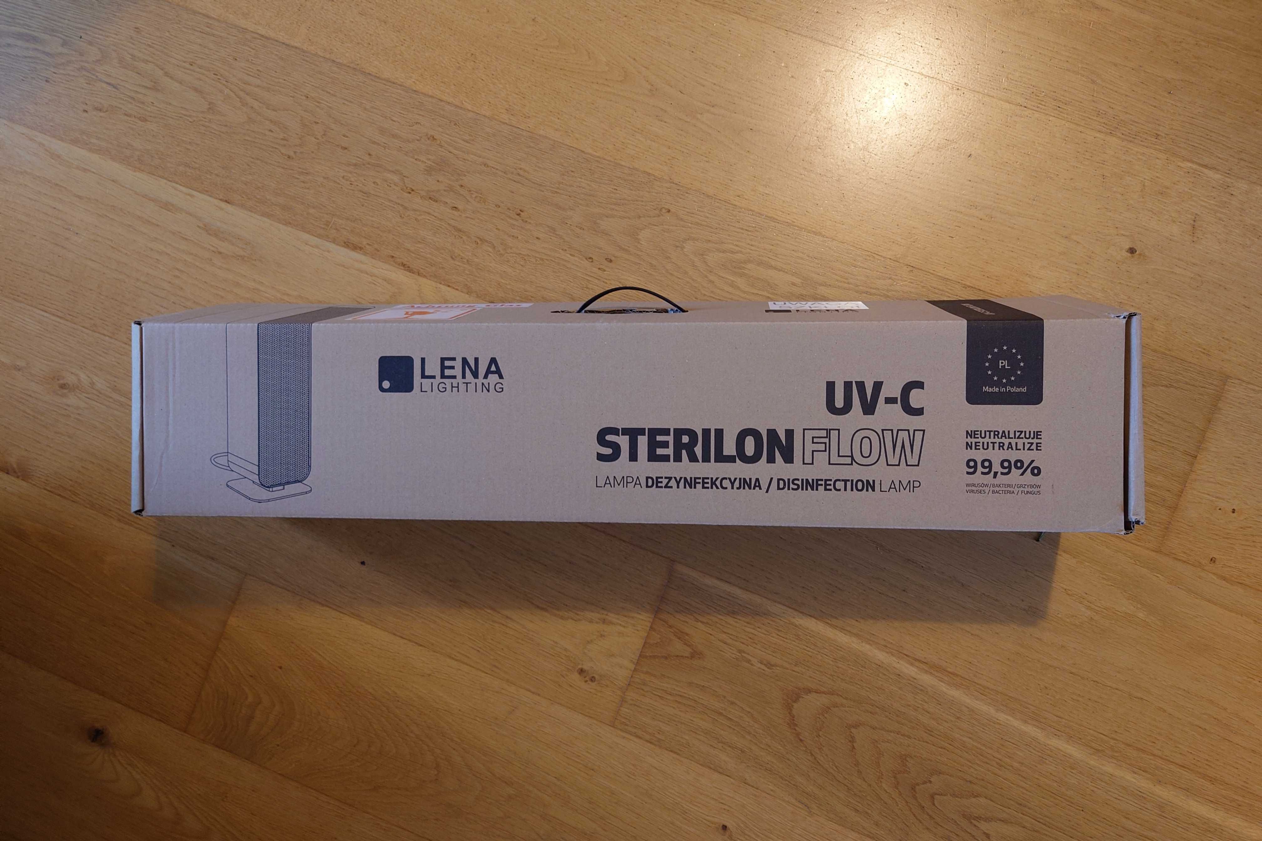 UV-C Sterilon Flow 72W. Licznik czasu pracy