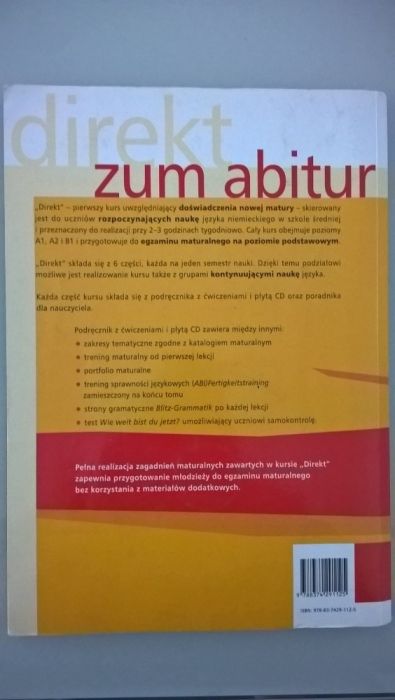 direkt 1 a Motta Podręcznik z ćwiczeniami do języka niemieckiego