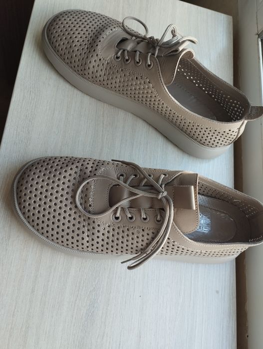 Анатомічні мокасини з перфорацією 39,5 р.