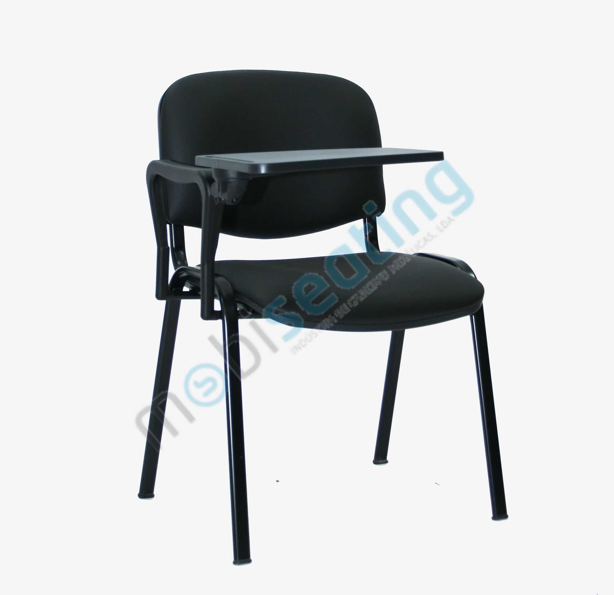 Cadeira formacão com palmatoria Pele Sintetica/ Tecido (novo)