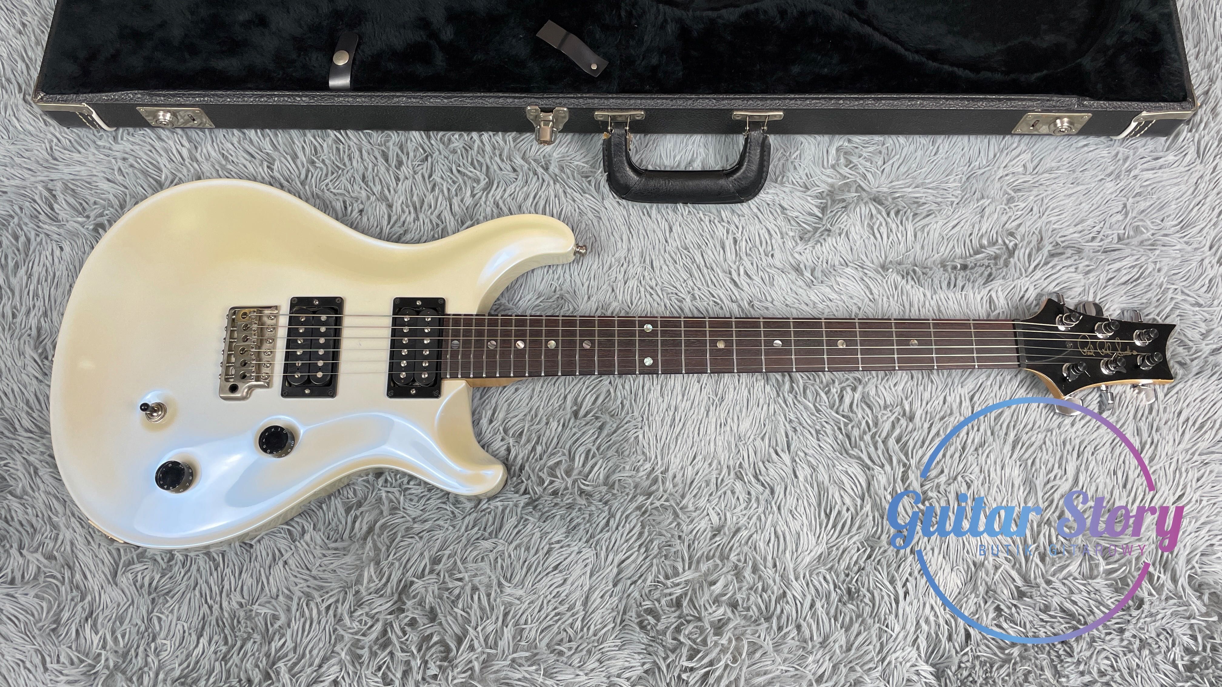 1996 PRS CE-24 White Pearl | Case