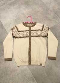 Sweter sweterek wełniany wełna Memini 6 lat 116