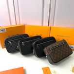 Saszetka do reki louis vuitton skora canvas ebene monogram szachownica