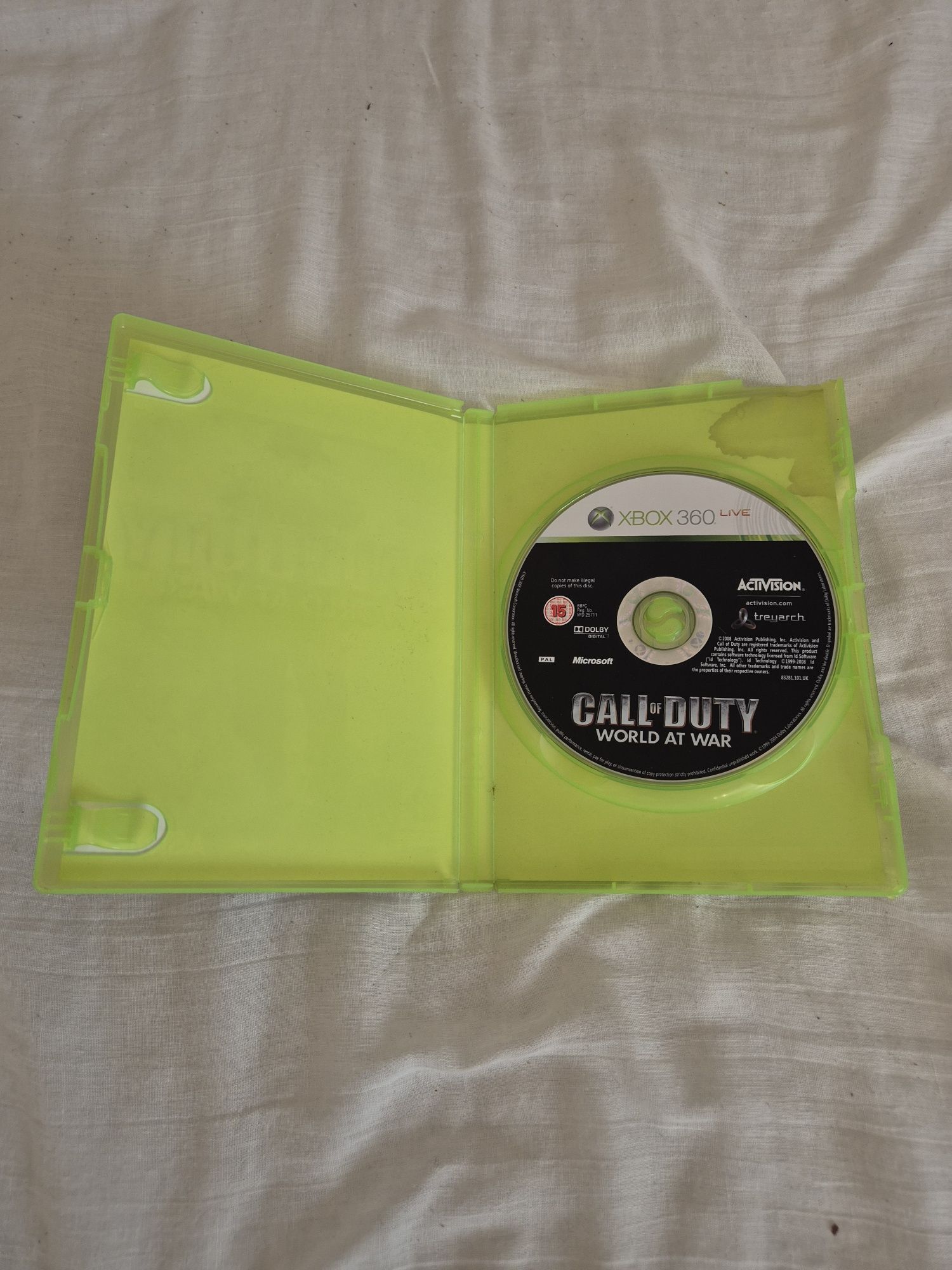 Gra Call of Duty World at War Xbox 360