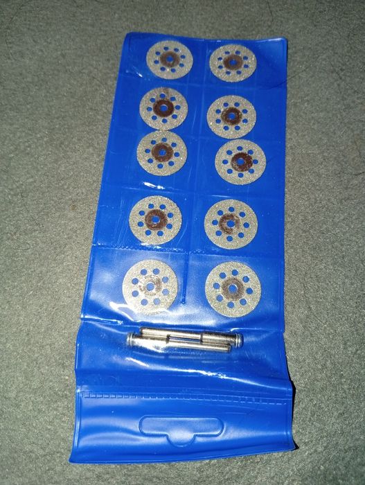 Набор алмазных отрезных дисков 25 мм для мини-дрели, бормашинки