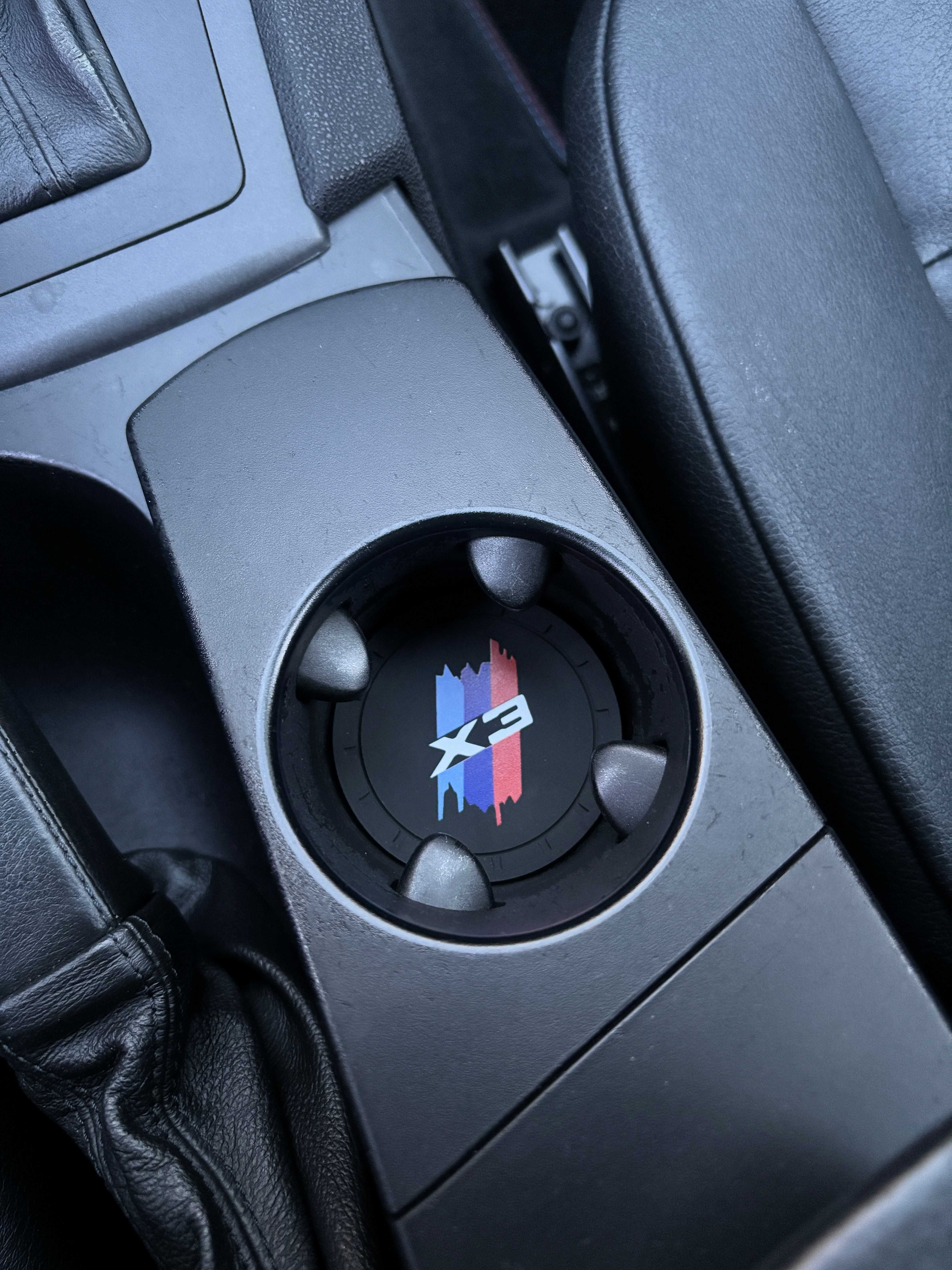 BMW X3 # Podkładka Cup holder Uchwyt na kubek # 70mm