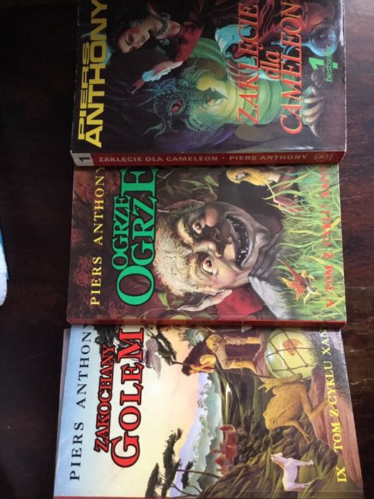 Piers Anthony Przesmyk centaura Niebiański cent Nocna mara, Ogrze i in
