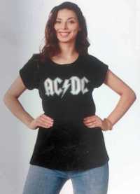 Koszulka T-shirt damski dziewczęcy AC/DC licencja jakość rozmiar S