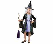 strój kostium czarownicy wróżki czarodziejki na 130/140 halloween