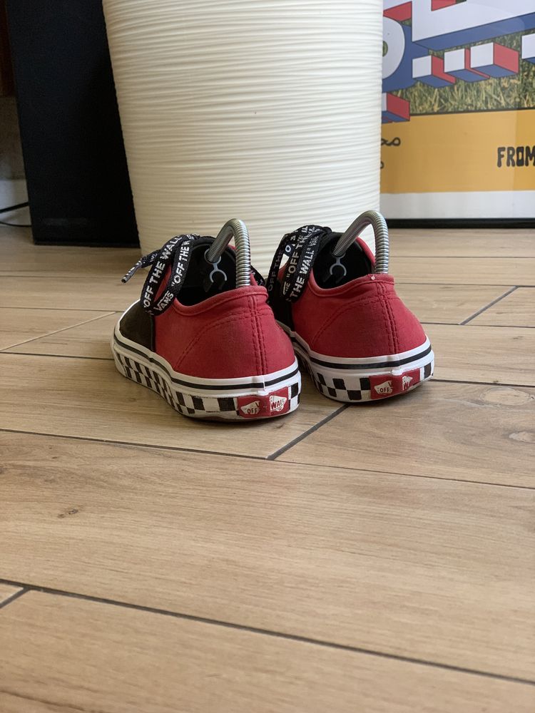 Niskie tenisówki trampki Vans era w kratkę checkered