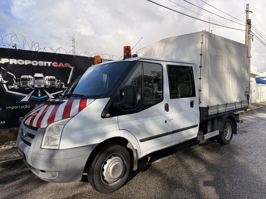 FORD TRANSIT 7 LUG C/PLATAFORMA APENAS 150.000km ###OPORTUNIDADE###