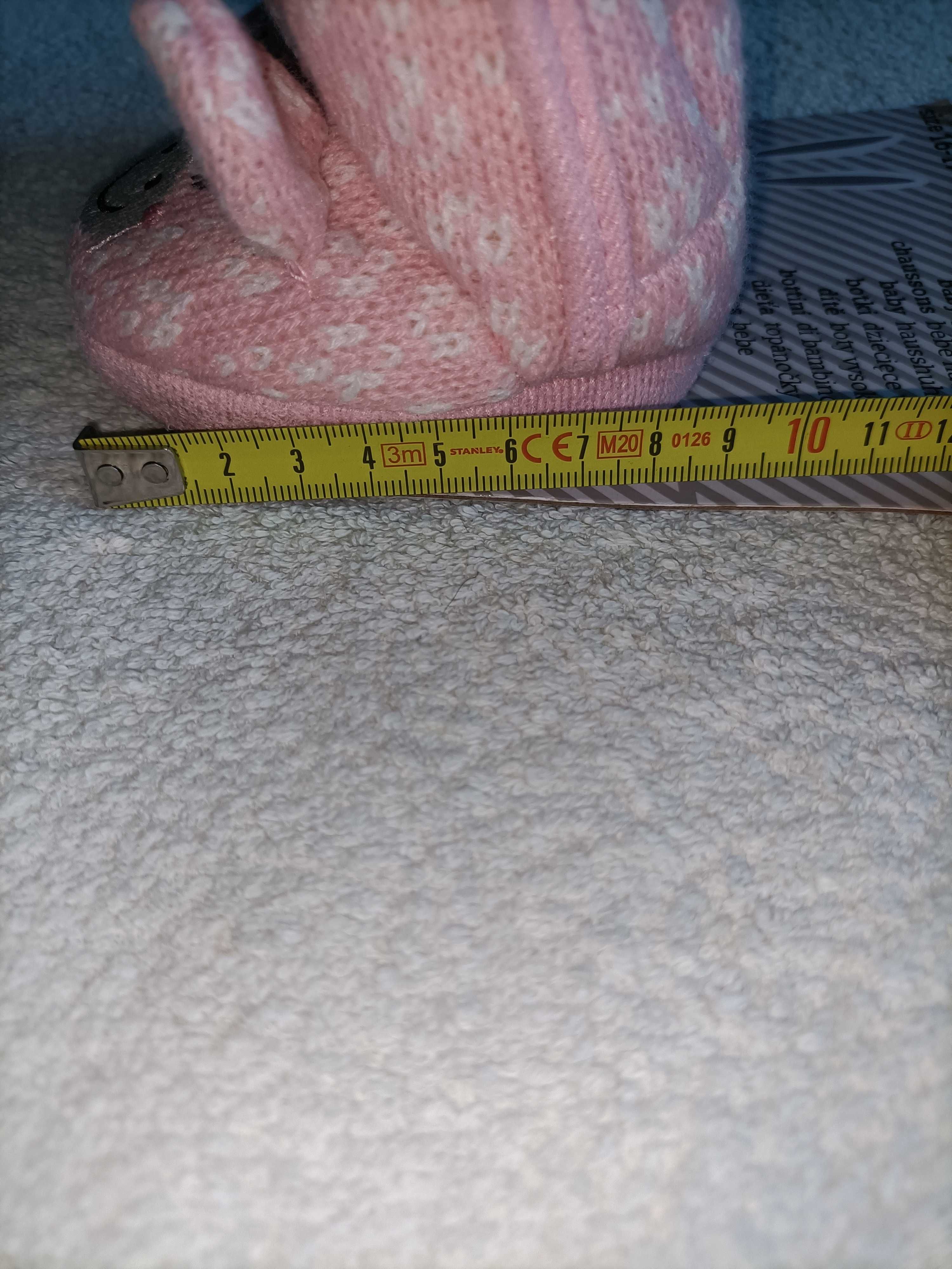 Bambosze paputki buciki niemowlęce