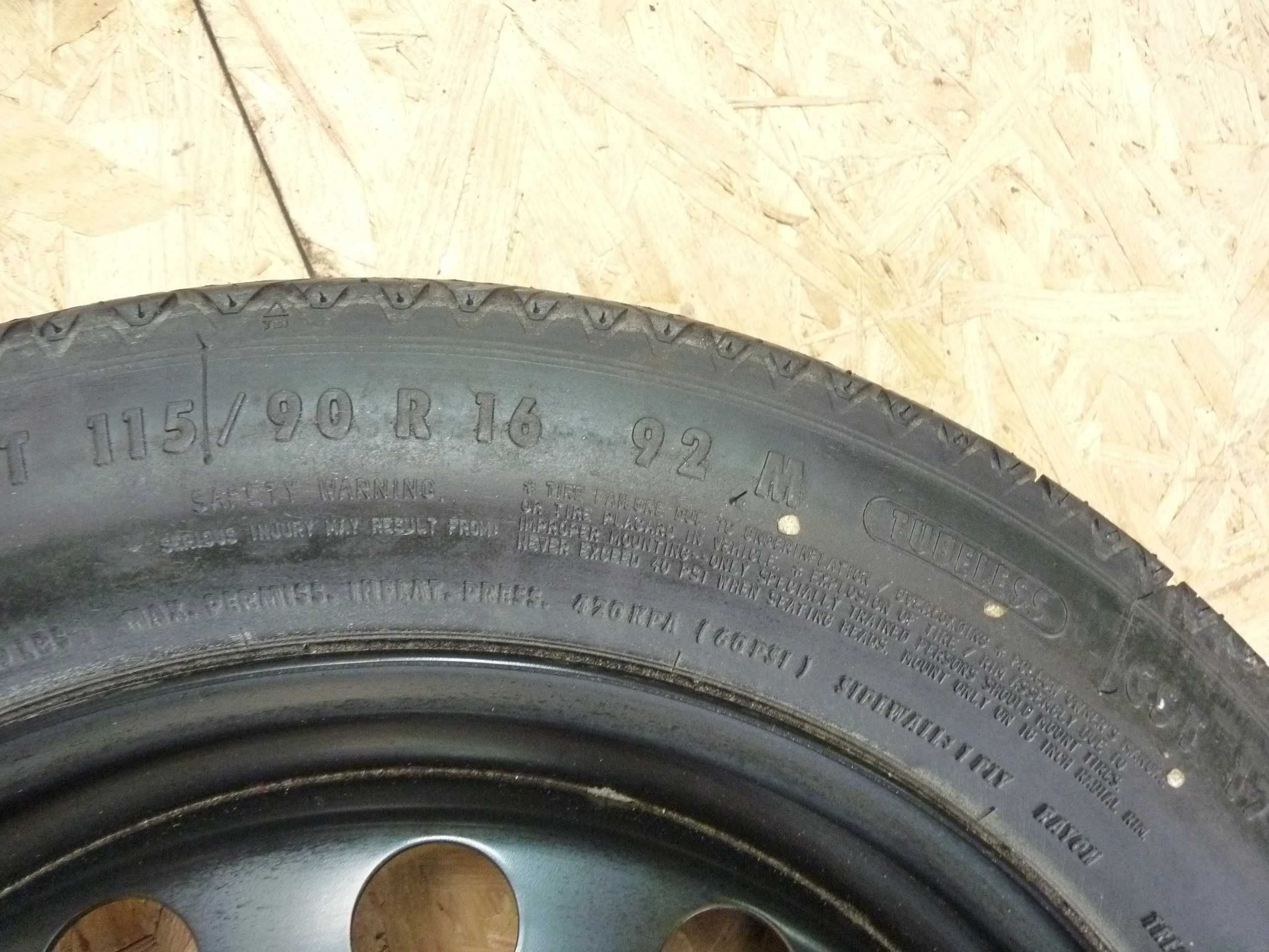 Koło Dojazdowe BMW E46 115/90 R16