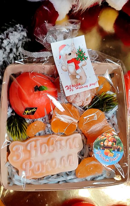 Мило ручної роботи новорічні набори