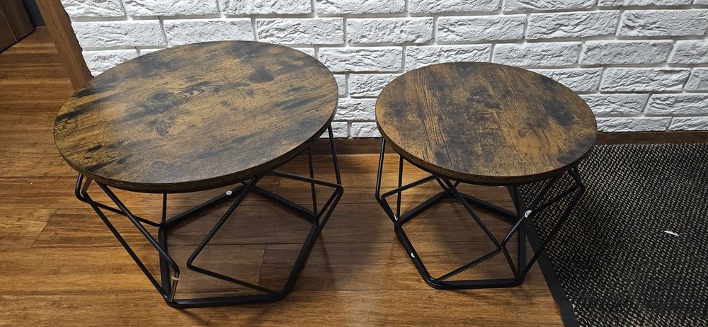 Stolik kawowy 2 szt. Vintage