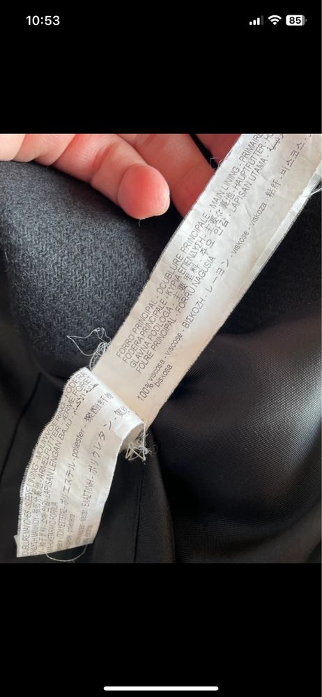 Płaszcz Zara Mantego płaszcz wełniany premium