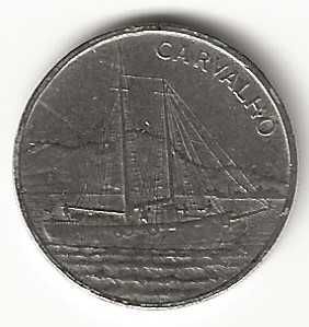 10 Escudos de 1994, Cabo Verde, Carvalho