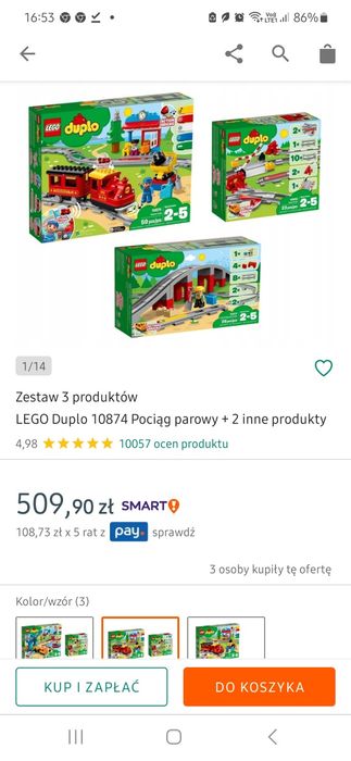 Lego duplo pociąg osobowy,towarowy,wzniesienie,,przejazdy kolejowe