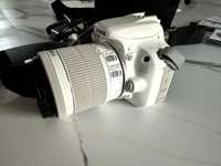Biały aparat foto + video Canon EOS 100D 18-55