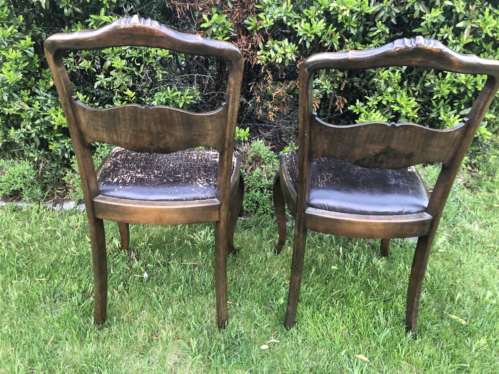 Krzesla  piekne vintage  do renowacjii