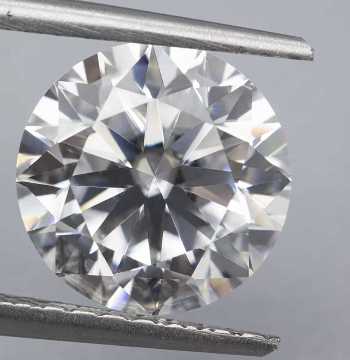 Moissanit 6,5mm (1ct) idealny zamiennik diamentu