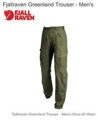 spodnie myśliwskie wodoodporne Fjallraven greenland trouser  G1000 r L