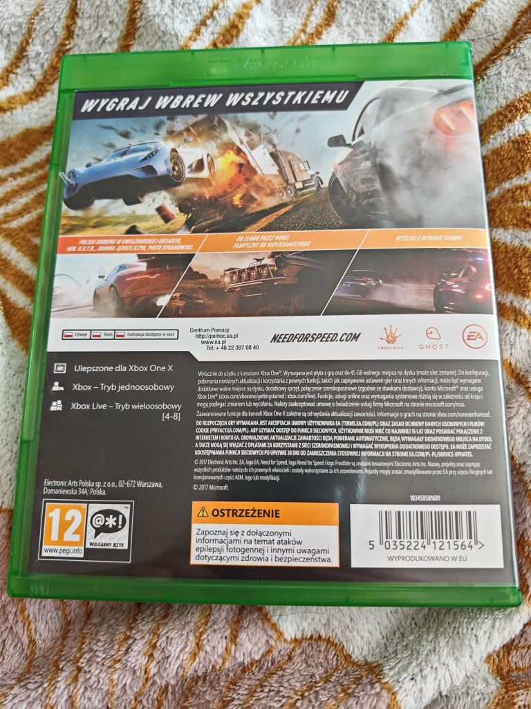 NFS need for speed payback xbox one s x series