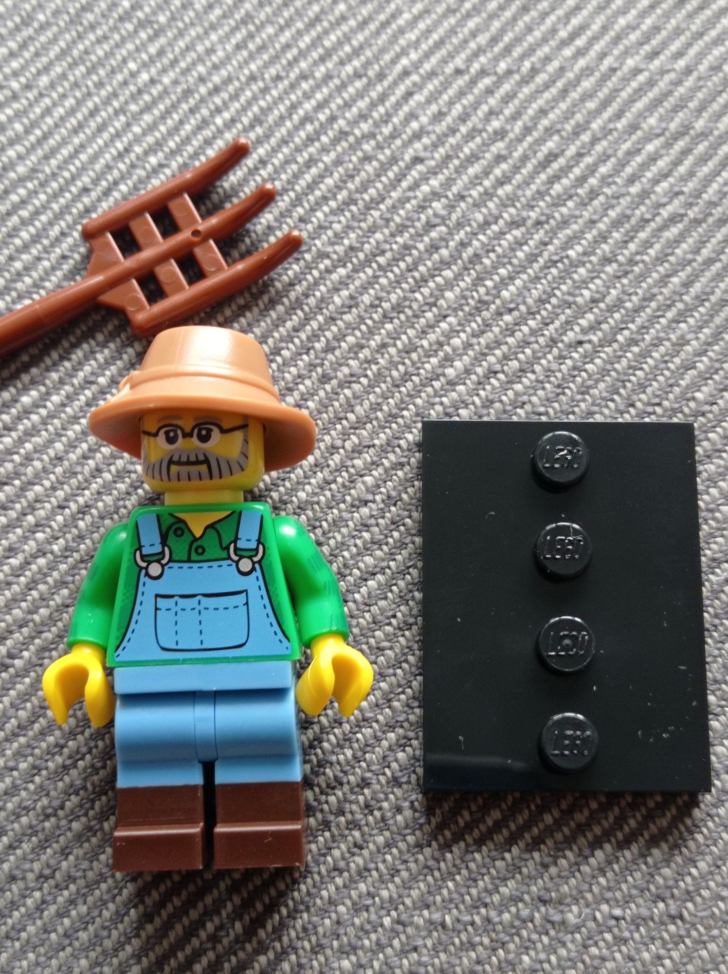 LEGO 71011 minifigures ludzik klocek figurka minifigurka farmer rolnik