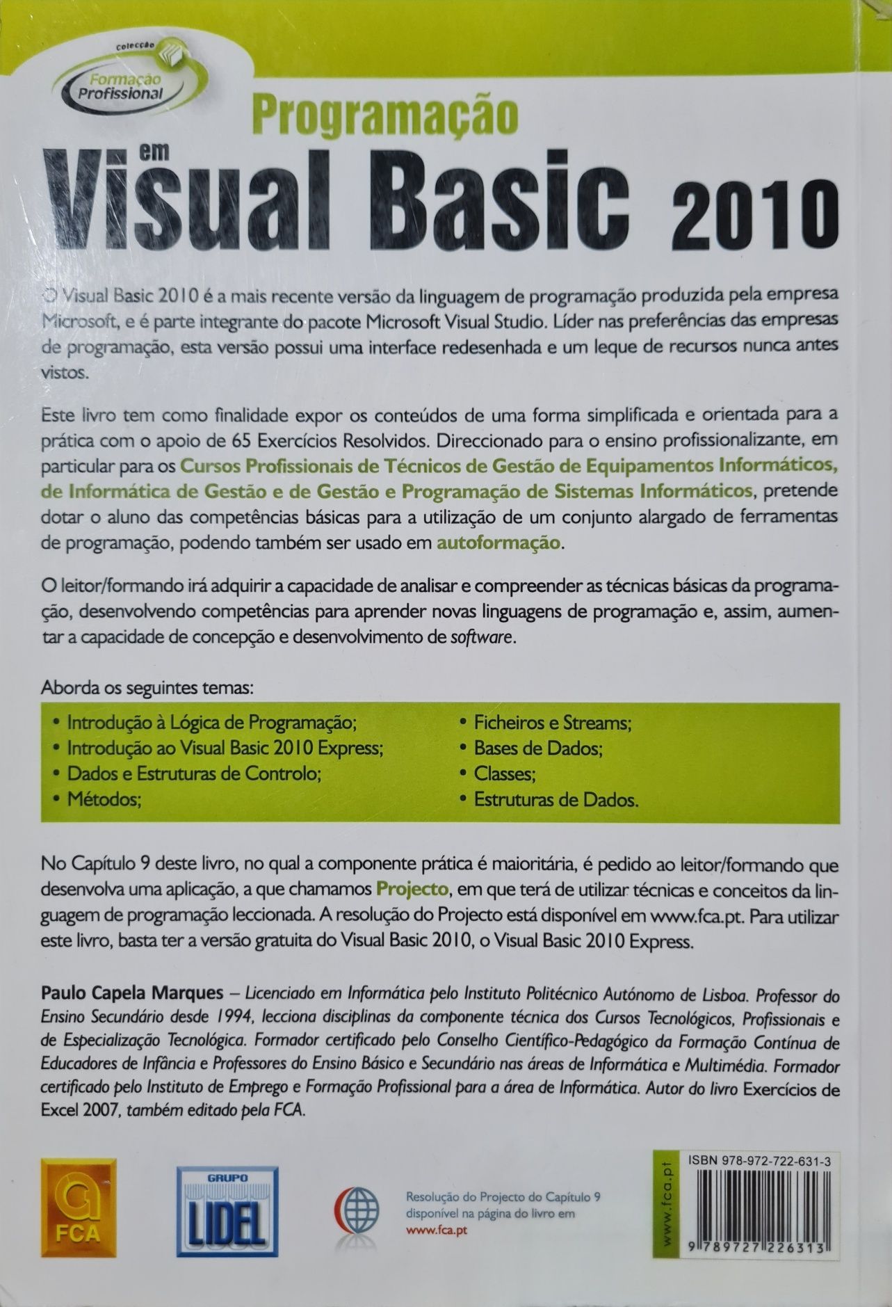 Livro Programação em Visual Basic 2010