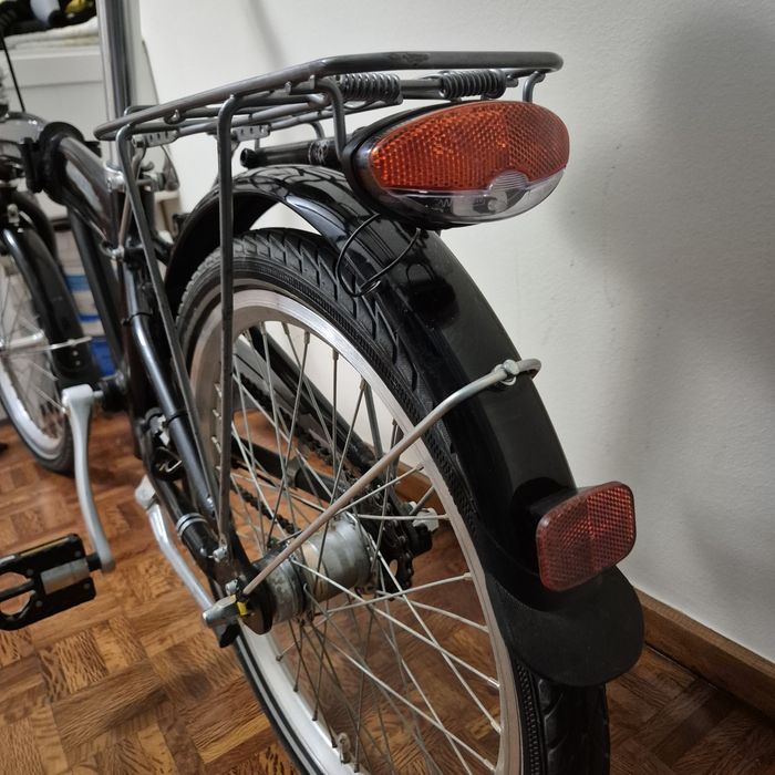 Bicicleta dobrável em alumínio