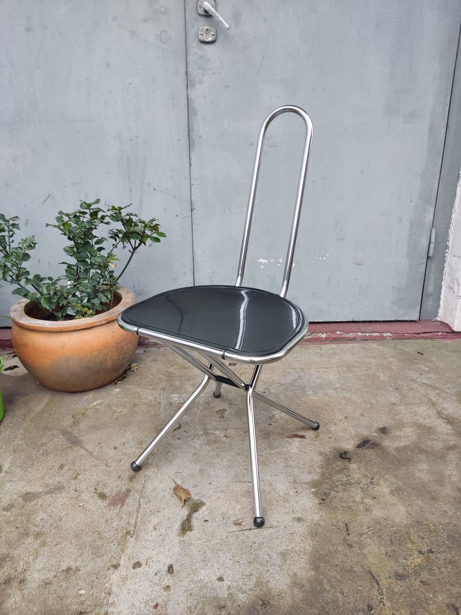 Krzesło składane proj. Niels Gammelgaard dla Ikea lata 80te vintage