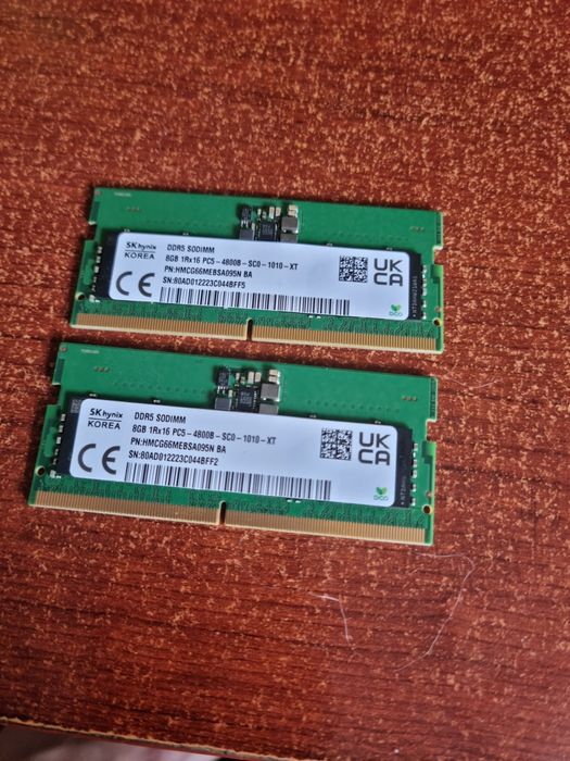 Pamięć RAM SK Hynix DDR5 SO-DIMM 2x8GB 4800MHz – Laptop