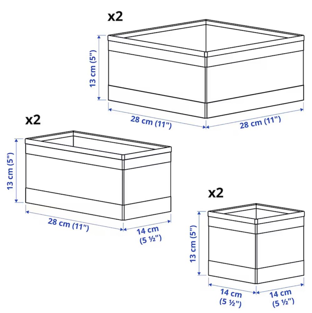 Органайзери в шухляду  ikea skubb