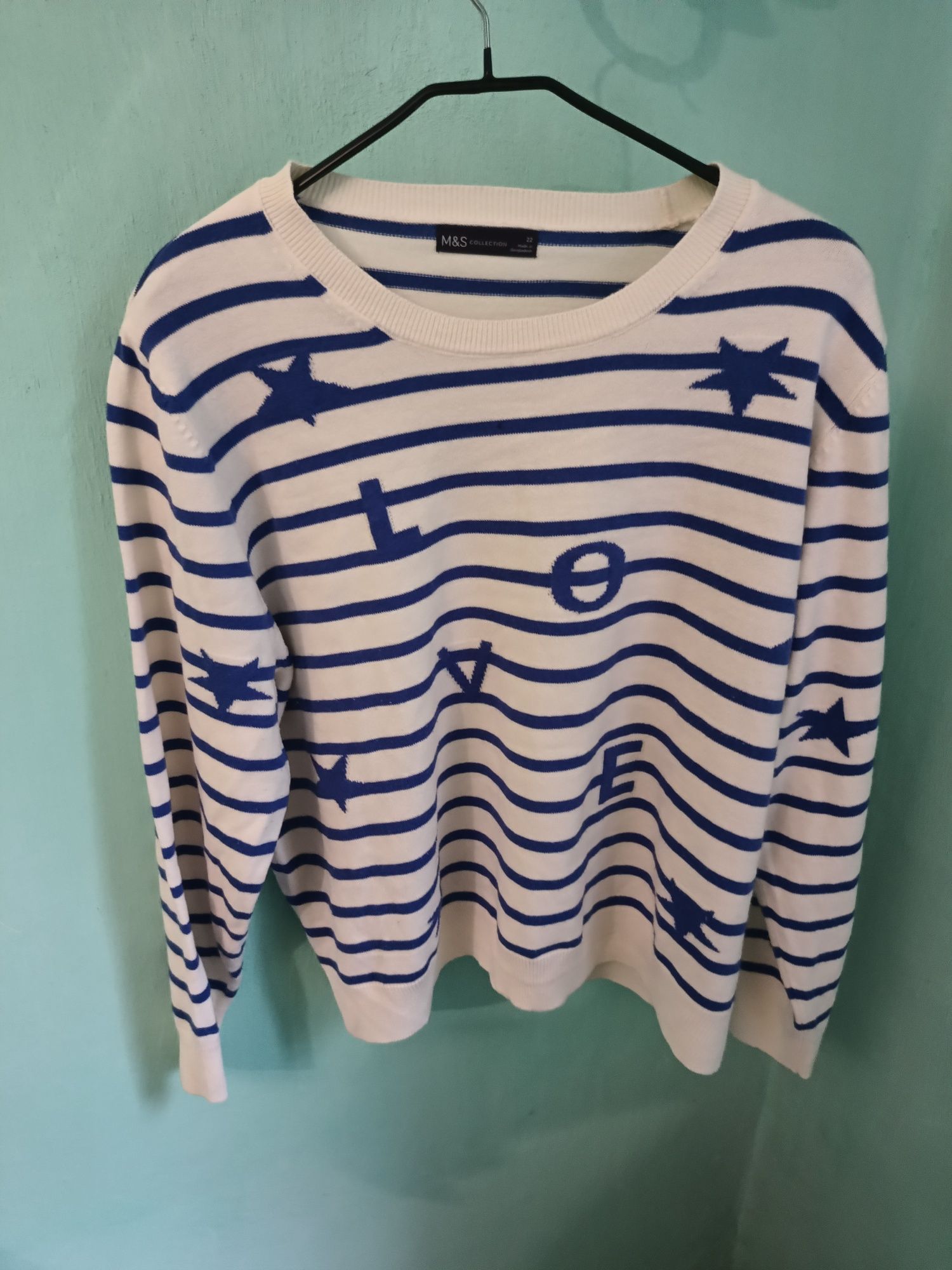 Акриловий пуловер джемпер M&S Collection р. 22 Uk